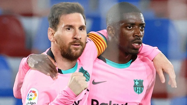 Messi chúc mừng Dembele đoạt QBV 2025