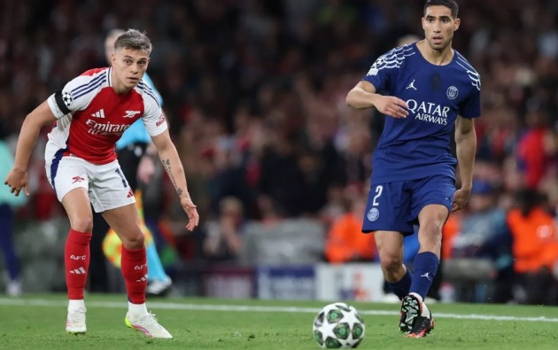 Achraf Hakimi gửi lời cảnh báo đến Arsenal