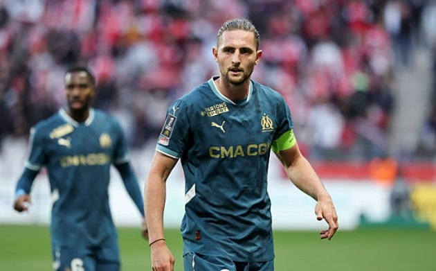 Adrien Rabiot bức xúc với đồng đội sau thất bại của Marseille