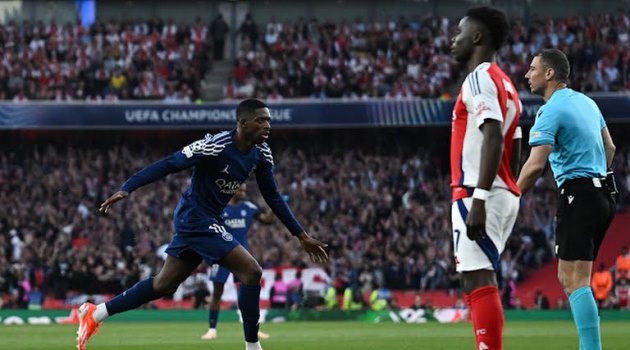 Arsenal 0-1 PSG: Gục ngã bởi Dembele; Hy vọng mong manh