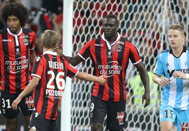 Balotelli lập cú đúp, Nice kịch tính đánh bại Marseille trong trận derby