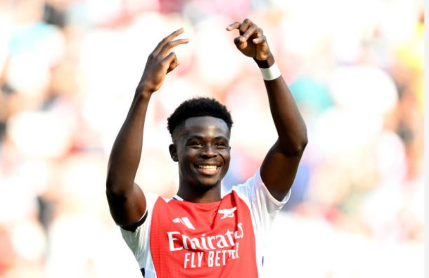 Bukayo Saka ở đâu khi đặt bên cạnh Lamine Yamal và Ousmane Dembele mùa này?