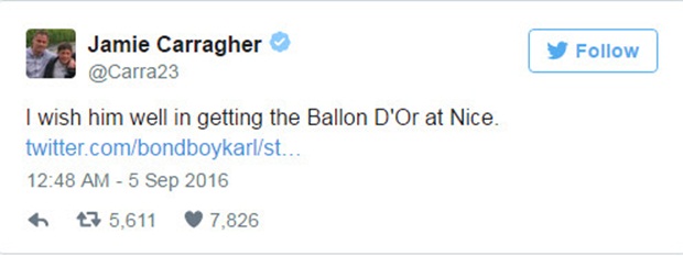 Carragher lại đáp trả đầy mỉa mai trước Balotelli