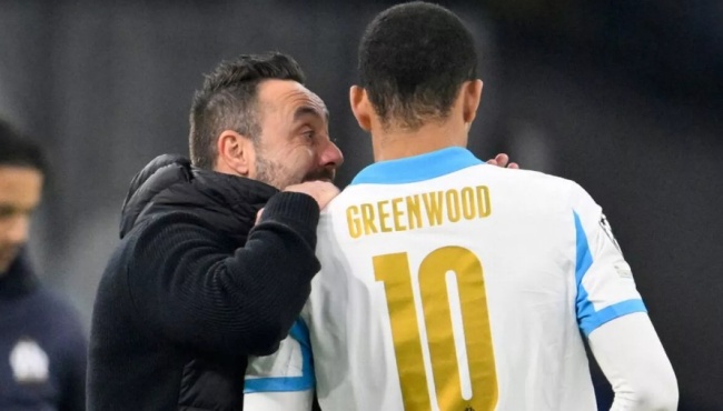 De Zerbi chỉ trích Greenwood sau thất bại trước Lille