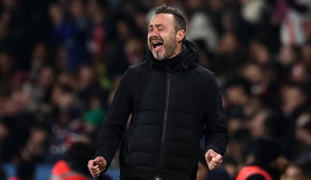 De Zerbi giải thích lý do để Greenwood ngồi dự bị ở trận đấu với PSG