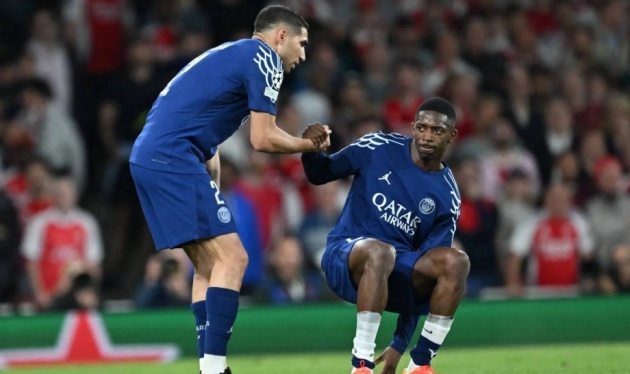 Dembele lên tiếng về chấn thương sau trận Arsenal