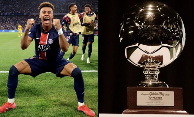 Desire Doue: Biểu tượng mới của PSG với giải thưởng Golden Boy 2025