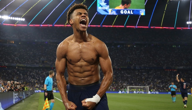 Desire Doue công khai ‘khiêu chiến’ Lamine Yamal của Barcelona