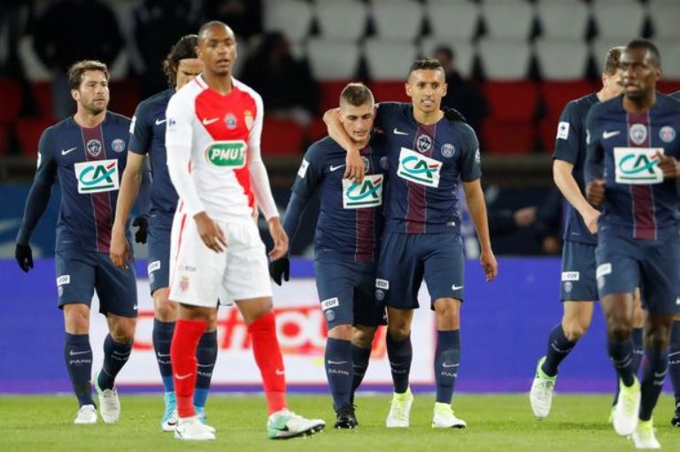Dùng ‘đội hình 3’, Monaco thua thảm PSG ở bán kết