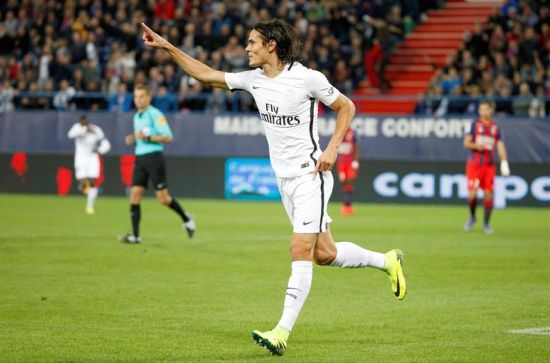 Edinson Cavani ghi 4 bàn, phá vỡ kỉ lục 16 năm ở Ligue 1