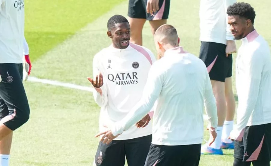 Hakimi lên tiếng về tình hình của Dembele trước đại chiến Arsenal