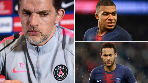HLV Tuchel không ngớt lời khen ngợi cặp ‘song sát’ Neymar – Mbappe