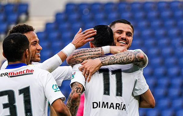 Icardi lập hat-trick trong ngày PSG đại thắng Angers tại Tứ kết Cúp QG Pháp