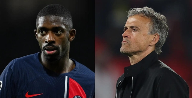 Luis Enrique và Dembele đặt cái tôi xuống vì mục tiêu chung của PSG