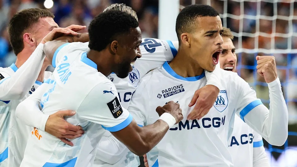 Mason Greenwood lập hat-trick trong 11 phút cho Marseille
