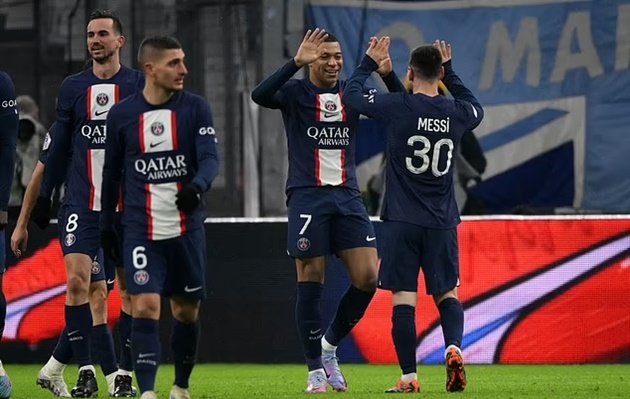 Mbappe – Messi ‘out trình’, PSG nghiền nát Marseille thuyết phục