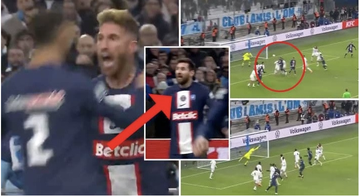 Messi khiến fan sốc với phản ứng bàn thắng của Sergio Ramos