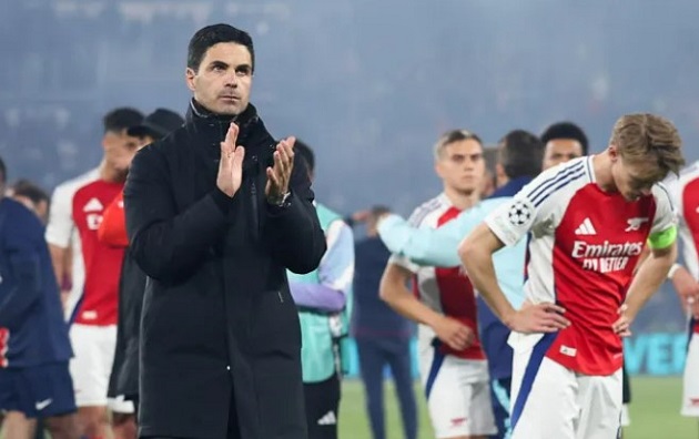 Mikel Arteta: “Ban huấn luyện PSG cũng thừa nhận Arsenal vượt trội hơn”
