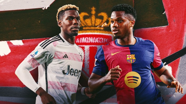 Monaco mùa 2025-26: Cú hích Paul Pogba và Ansu Fati