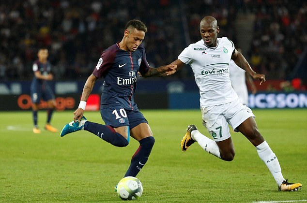Neymar ‘tịt ngòi’, PSG vẫn giành thắng lợi đậm đà trước Saint-Etienne