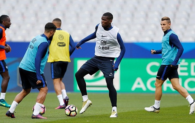 Paul Pogba và Martial quyết tâm lấy lại phong độ ở ĐT Pháp