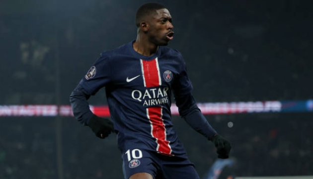 PSG củng cố ngôi đầu bảng trong ngày Dembele lập cú đúp trước Saint-Etienne