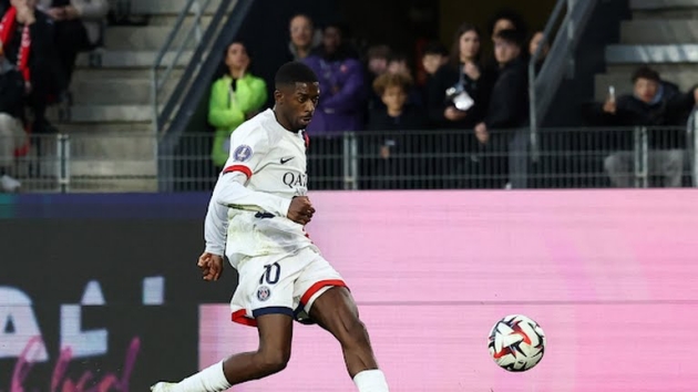 PSG nhấn chìm Rennes, Ousmane Dembele kéo dài thành tích ghi bàn ấn tượng