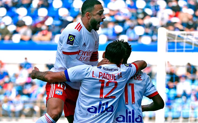 Thoát vướng mắc chuyển nhượng, Depay lại lập ‘hat-trick’ cho Lyon