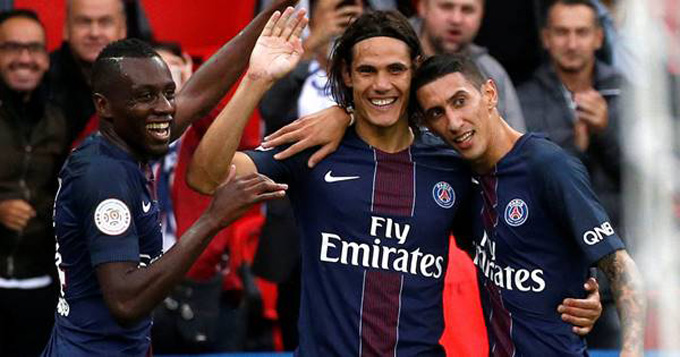 Tổng hợp vòng 9 Ligue 1: Cavani lại nổ súng giúp PSG lên nhì bảng