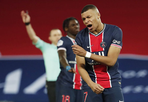 Vừa chinh phạt Barca, Mbappe cùng PSG trở nên tệ hại ở Ligue 1